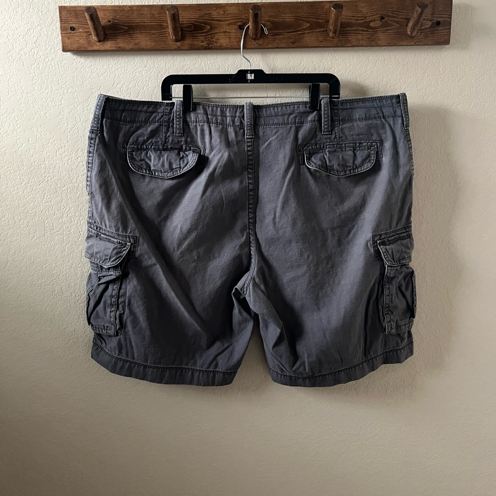 Arizona Jean Co Men’s Big & Tall Cargo Pants | Waist 48 | Grey | 100% Cotton - Picture 2 of 7